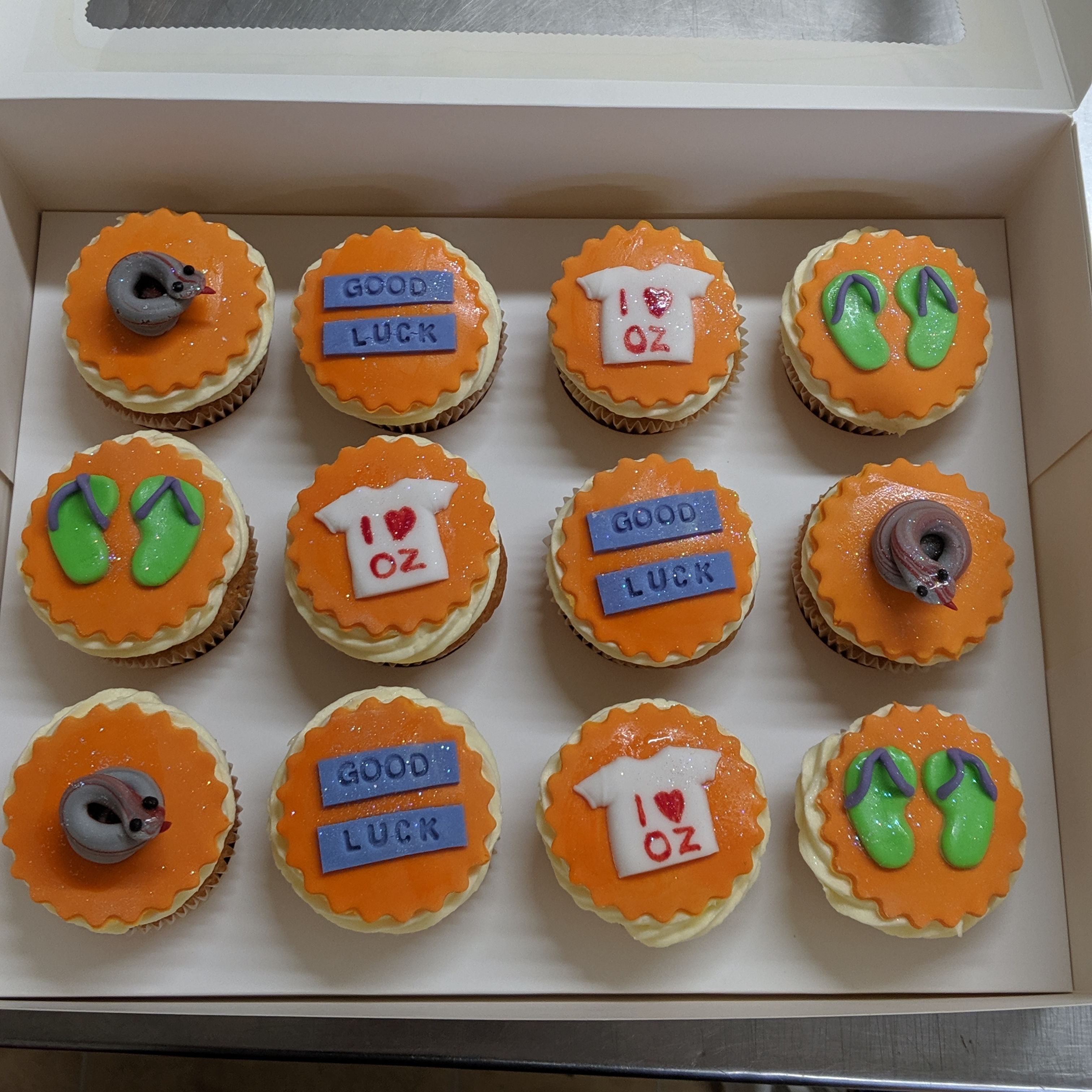 Australian Holiday Themed Cupcakes