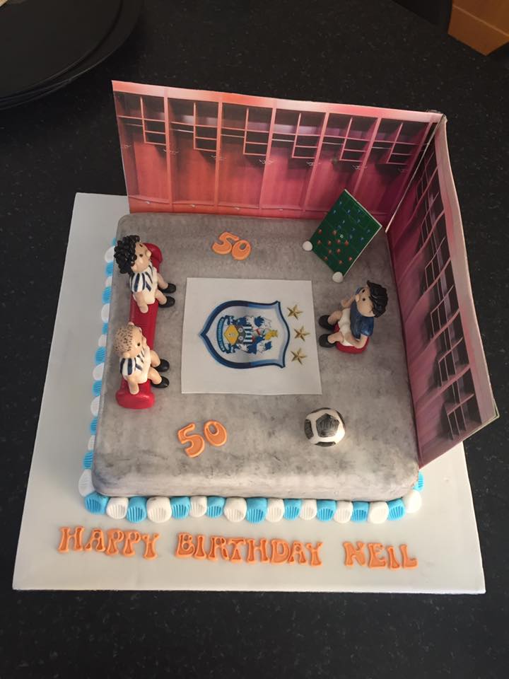 Football 'Locker Room' Cake
