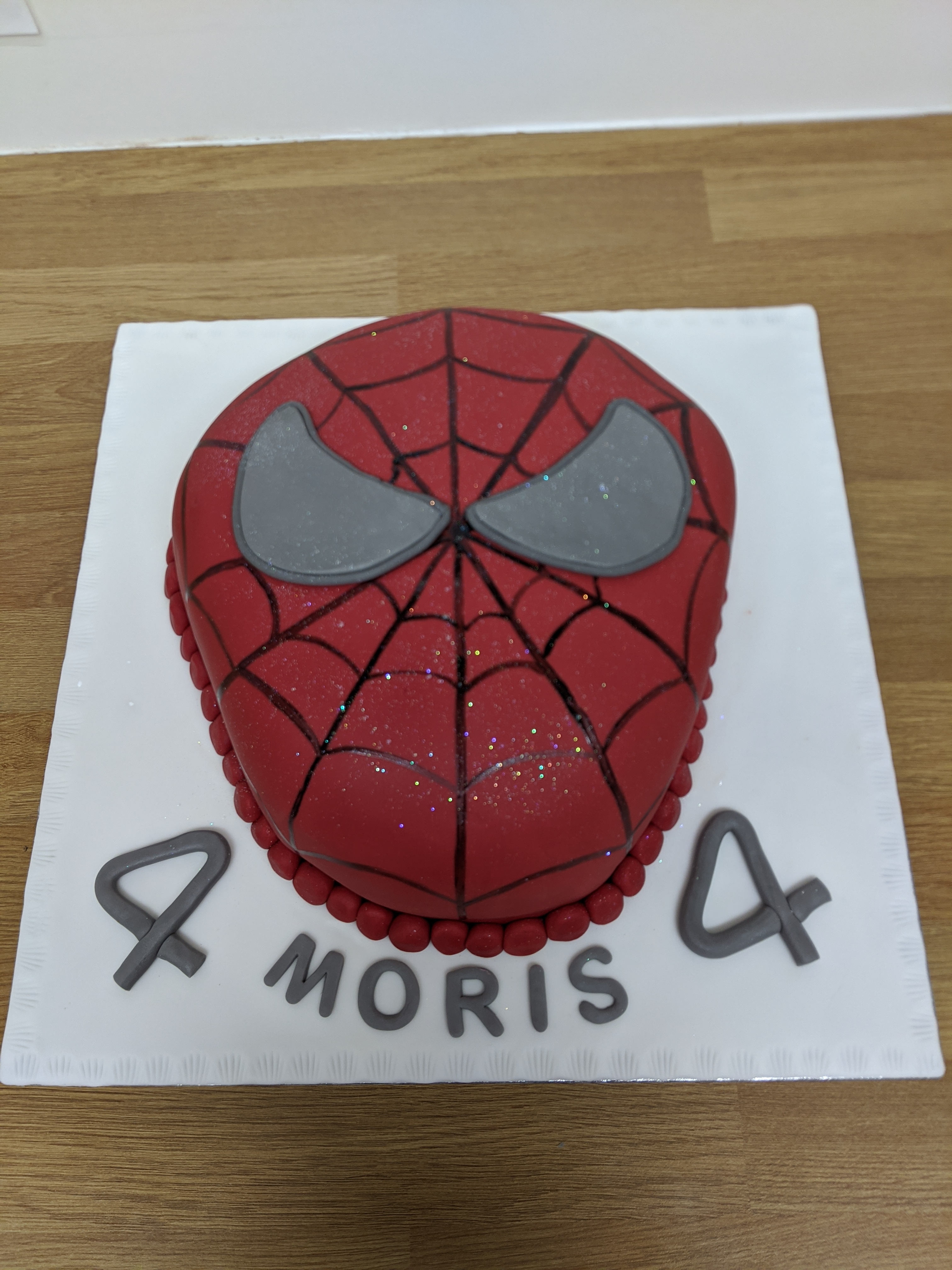 Simple Spiderman Cake