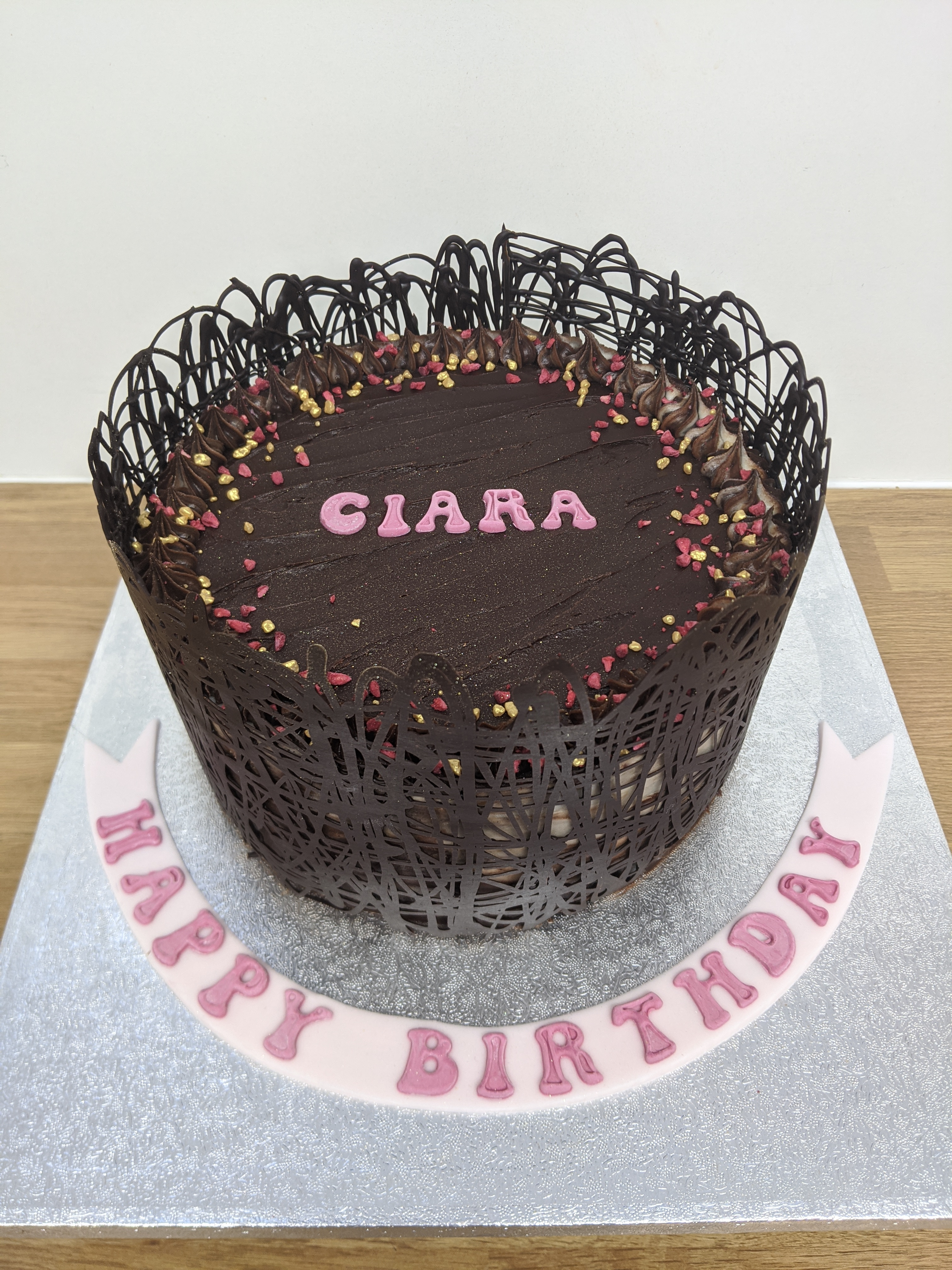 Chocolate Lace Cake